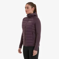 Montane Womens Composite Hoodie - Mulberry