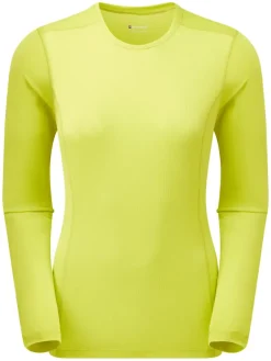 Montane Womens Dart Lite Long Sleeve T-Shirt - Citrus Spring
