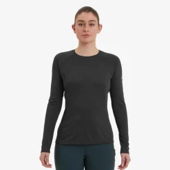 Montane Womens Dart Long Sleeve T-Shirt - Black