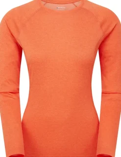 Montane Womens Dart Long Sleeve T-Shirt - Tigerlily