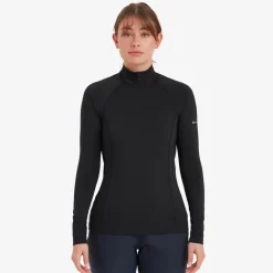 Montane Womens Dart XT Zip Neck - Black