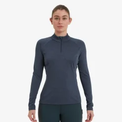 Montane Womens Dart Zip Neck - Eclipse Blue