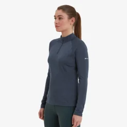 Montane Womens Dart Zip Neck - Eclipse Blue