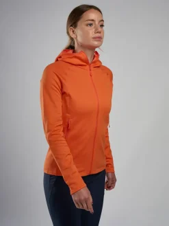Montane Womens Fury Lite Hoodie - Tigerlily