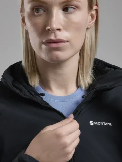 Montane Womens Khamsin Hoodie - Black