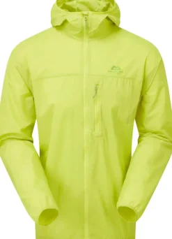 Mountain Equipment Mens Aerofoil Hooded Jacket - Vine Green