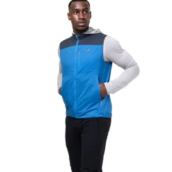 Mountain Equipment Mens Aerotherm Vest - Blue Nights-Ember