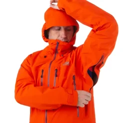 Mountain Equipment Mens Changabang Jacket - Cardinal Orange