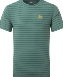 Mountain Equipment Mens Groundup Tee - Fern Stripe