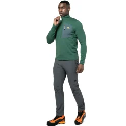 Mountain Equipment Mens Lumiko Zip-T Fleece - Fern-Ombre