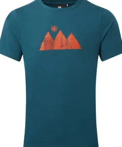 Mountain Equipment Mens Mountain Sun Tee - Majolica Blue