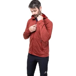 Mountain Equipment Mens Oracool Hooded Jacket - Merlot