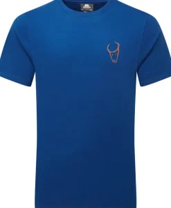 Mountain Equipment Mens Yorik On Wire Tee - Admiral Blue