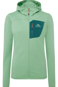 Mountain Equipment Womens Lumiko Hooded Jacket - Lichen Green-Deep Teal