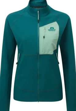 Mountain Equipment Womens Arrow Jacket - Deep Teal-Lichen