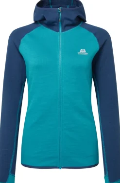 Mountain Equipment Womens Eclipse Hooded Jacket - Topaz-Medieval