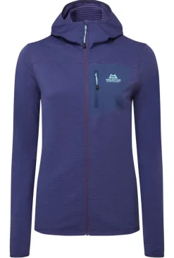 Mountain Equipment Womens Lumiko Hooded Jacket - Amethyst-Medieval