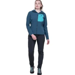 Mountain Equipment Womens Arrow Hooded Jacket - Chili Red-Dusk