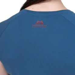 Mountain Equipment Womens Mountain Flower Tee - Stellar Blue