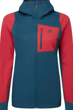 Mountain Equipment Womens Switch Pro Hooded Jacket - Majolica-Capsicum