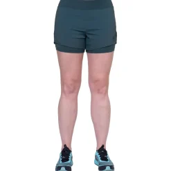 Mountain Equipment Womens Dynamo Twin Shorts - Obsidian-Black