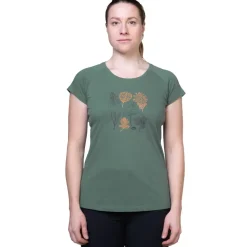 Mountain Equipment Womens Leaf Tee - Aqua