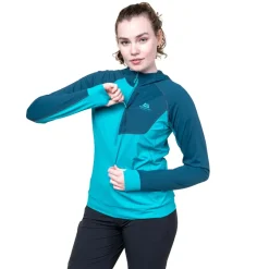 Mountain Equipment Womens Aiguille Hooded Top - Sage