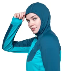 Mountain Equipment Womens Aiguille Hooded Top - Sage