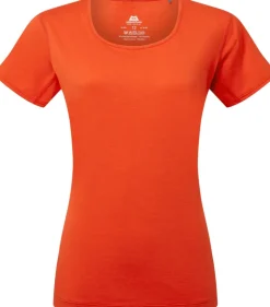Mountain Equipment Womens Tempi Tee - Mandarin Red