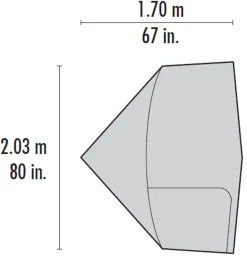 MSR Gear Shed for Elixir and Hubba Tents - Green