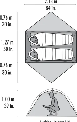 MSR Hubba Hubba NX Tent - Gray