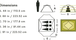 NEMO Dagger Ridge OSMO 3P Tent