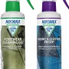 Nikwax Fabric and Leather and Footwear Cleaning Gel Twin Pack - 300ml