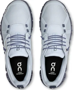 ON Womens Cloud 6 Waterproof Shoes - Heather-Metal