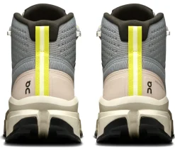 ON Womens Cloudrock Mid Waterproof Shoes - Alloy-Ice