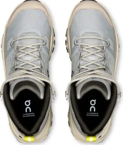 ON Womens Cloudrock Mid Waterproof Shoes - Alloy-Ice