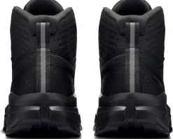 ON Womens Cloudrock Mid Waterproof Shoes - Black-Black