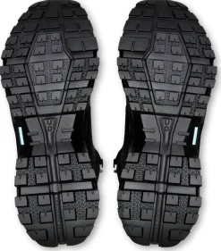 ON Womens Cloudrock Mid Waterproof Shoes - Black-Black