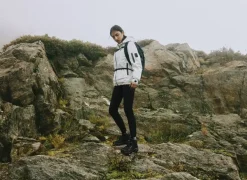 ON Womens Cloudrock Mid Waterproof Shoes - Black-Black