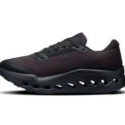 ON Womens Cloudsurfer Trail 2 WP Running Shoes - Black-Black