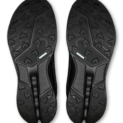 ON Womens Cloudsurfer Trail 2 WP Running Shoes - Black-Black