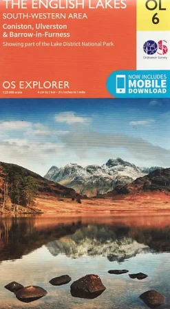 OS Explorer Map OL6 - The English Lakes - South Western Area