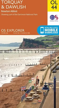 OS Explorer Map OL44 - Torquay and Dawlish, Newton Abbot