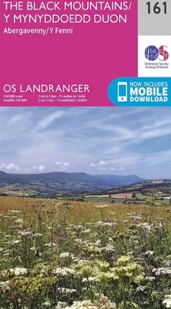 OS Landranger Map 161 - The Black Mountains