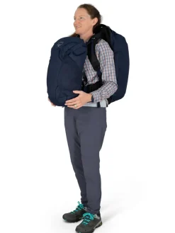 Osprey Womens Fairview 55 Travel Pack - Zircon Red