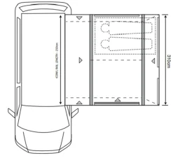 Outdoor Revolution Movelite T2R Low Drive-Away Awning - DEMO MODEL