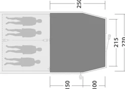Outwell Nevada 4 Cozy Carpet