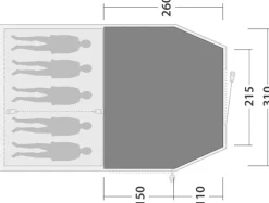 Outwell Nevada 5 Cozy Carpet