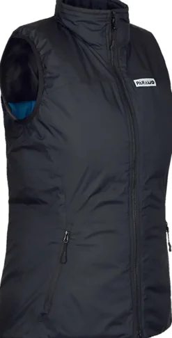 Paramo Womens Torres Medio Gilet - Black-Elderberry Lining