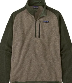 Patagonia Mens Better Sweater 1/4 Zip Fleece - Seabird Grey